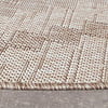 In- & Outdoor Jute Teppich Rund - Atlas Diamond Braun Creme - thumbnail 5