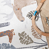 Waschbarer Kinderteppich - Mace Animals Creme - thumbnail 2