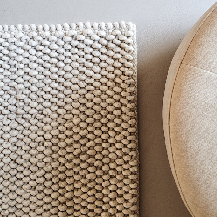 Wollteppich - Luminous Creme Meliert - 4