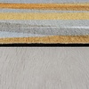 Waschbarer Teppich - Fabio Stripe Grau Gelb - thumbnail 3