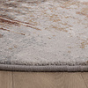 Teppich Abstrakt Rund - Xavier Scratch Taupe Rot - thumbnail 5