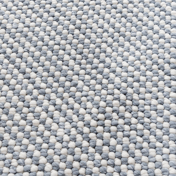 Kurzflor Teppich - Lykke Hellblau - 3