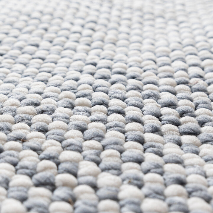 Kurzflor Teppich - Lykke Hellblau - 4