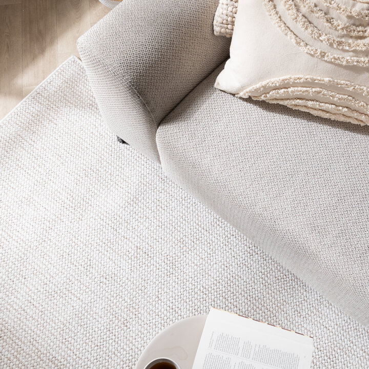 Kurzflor Teppich - Lykke Creme - 2