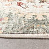 Vintage Gartenteppich - Santo Mandala Olivgrün - thumbnail 6