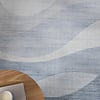 Moderner Teppich - Field Blau Grau - thumbnail 3