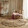 Jute Teppich Rund - Eduno Beige - thumbnail