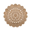 Jute Teppich Rund - Eduno Beige - thumbnail 1