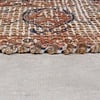 Jute Teppich - Mauro Vintage Braun Blau - thumbnail 3