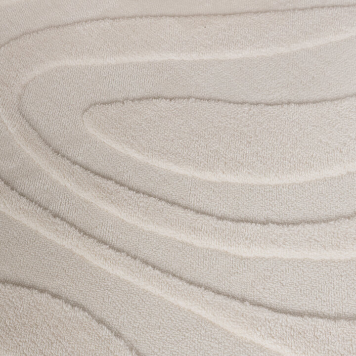 Runder Teppich Wohnzimmer - Charm Shapes Weiß - 4