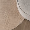 Runder Teppich Wohnzimmer - Charm Waves Beige - thumbnail 3