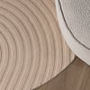Runder Teppich Wohnzimmer - Charm Curves Beige - thumbnail 3