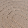 Runder Teppich Wohnzimmer - Charm Curves Beige - thumbnail 4