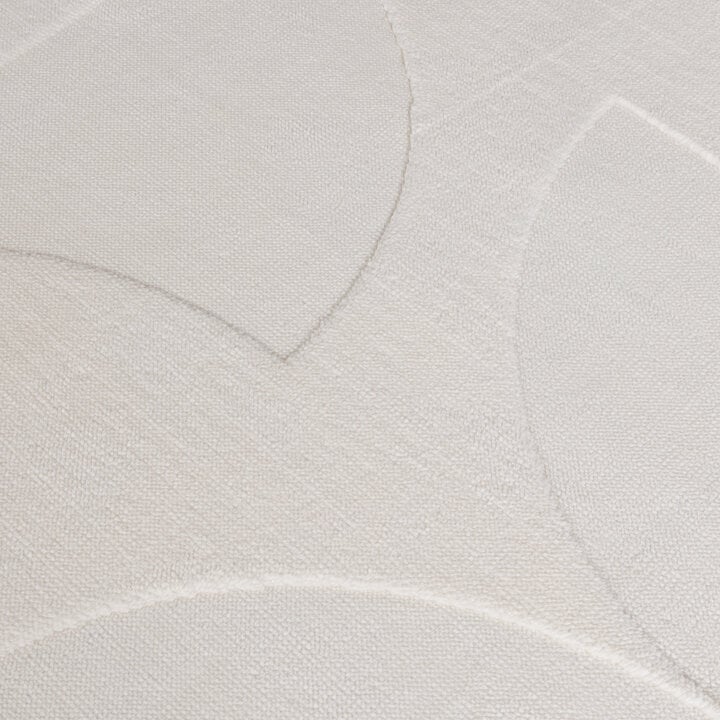 Teppich Wohnzimmer - Charm Circles Weiß - 4