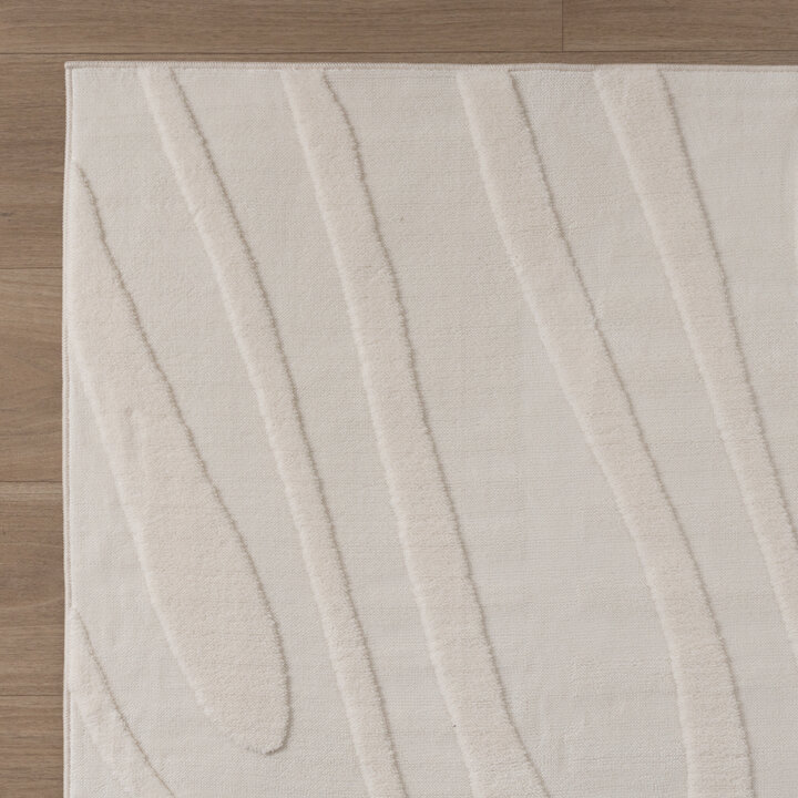 Teppich Wohnzimmer - Charm Shapes Weiß - 5