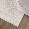 Teppich Wohnzimmer - Charm Arches Weiß - thumbnail 3