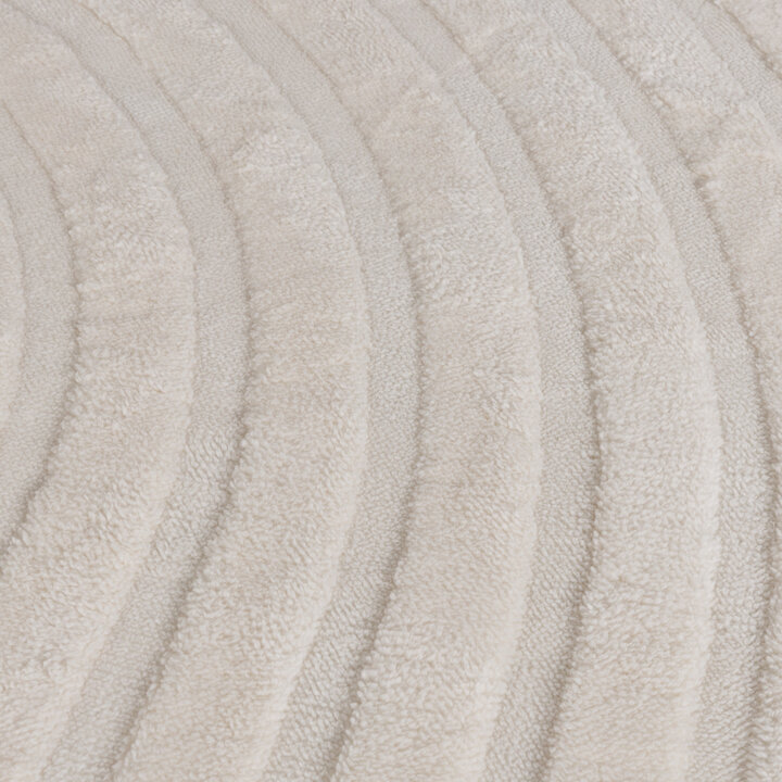 Teppich Wohnzimmer - Charm Curves Weiß - 4