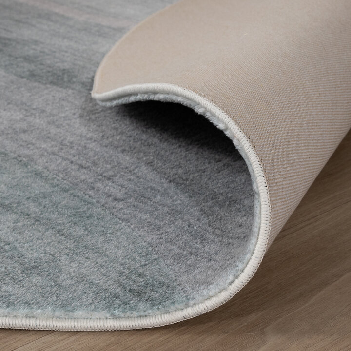 Moderner Teppich Rund - Field Grün - 7