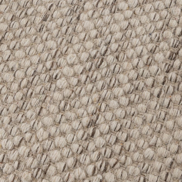 Wollteppich Rund- Bliss Beige Meliert - 4