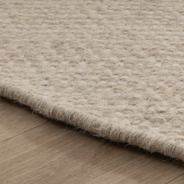 Wollteppich Rund - Bliss Creme Weiß - 6