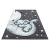 Kinderzimmer Teppich - Anna Elefant Blau - thumbnail 1