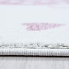 Kinderteppich Rund - Anna Elefant Regenschirm Rosa - thumbnail 3