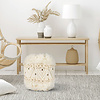 Kleiner Boho Hocker - Basai 525 Creme - thumbnail