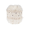 Kleiner Boho Hocker - Basai 525 Creme - thumbnail 1