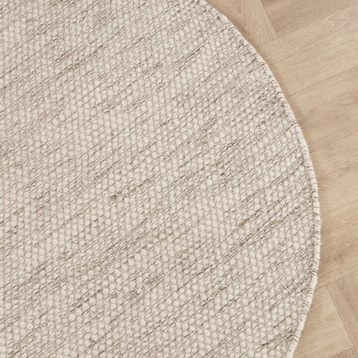 Wollteppich Organisch - Bliss Beige Meliert - 5