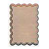 Wollteppich Organisch - Leo Beige Bunt - thumbnail 1