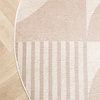 Skandinavischer Teppich Rund - Aurora Circles Beige - thumbnail 5