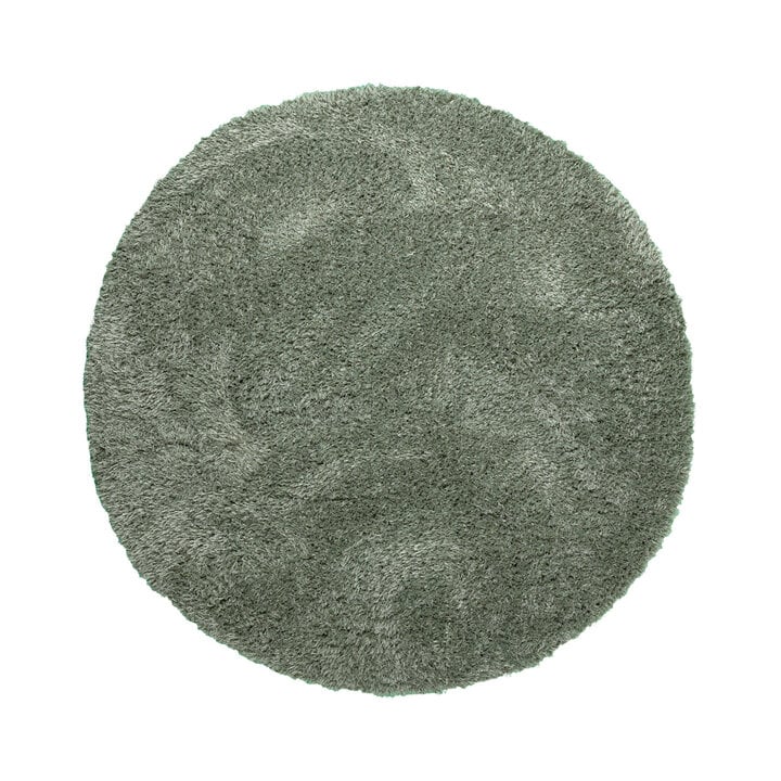 Shaggy Teppich Rund - Blaze Grün - 1