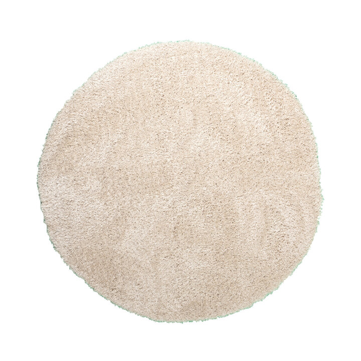 Shaggy Teppich Rund - Blaze Beige - 1