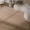 Teppich Wohnzimmer - Charm Curves Beige - thumbnail