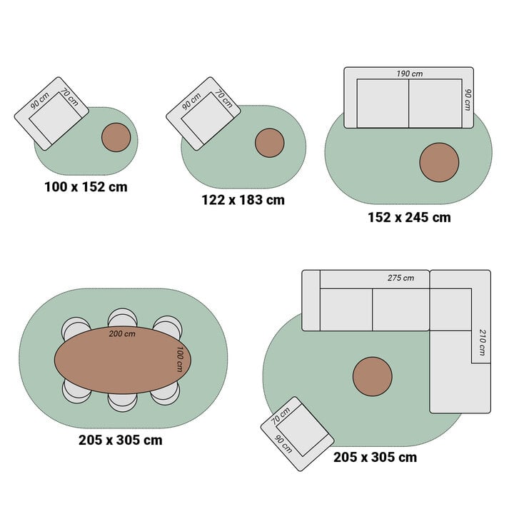 Wollteppich Organisch - Bliss Beige Meliert - 9