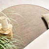 In- & Outdoor Teppich Rund - Malta Arrow Natur - thumbnail 3