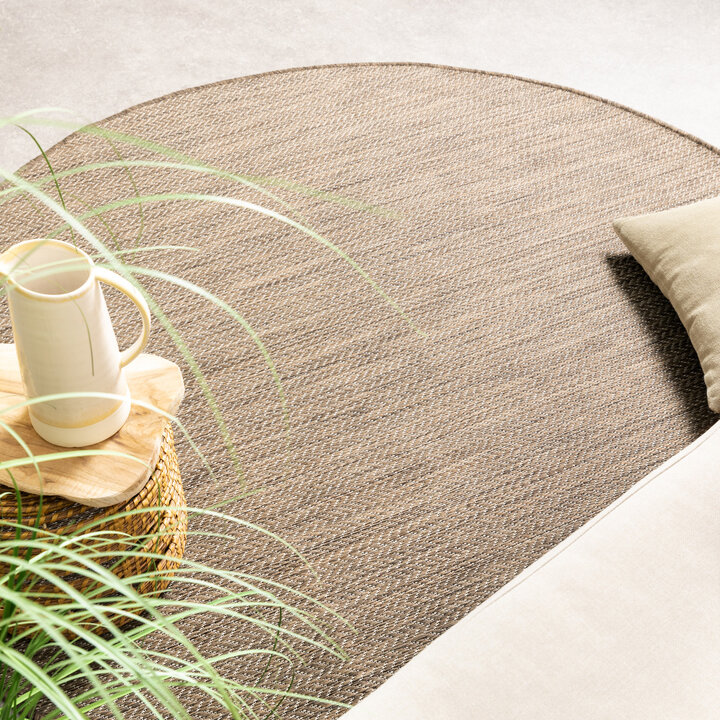 In- & Outdoor Teppich Rund - Malta Arrow Natur - 3