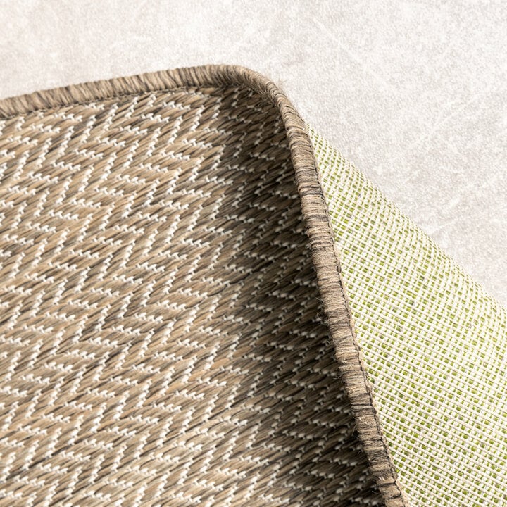 In- & Outdoor Teppich Rund - Malta Arrow Natur - 8