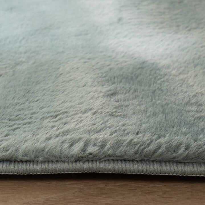 Flauschiger Teppich - Cozy Grün - 6