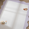 Teppich Kinderzimmer - Cloudy Border Lila - thumbnail 2