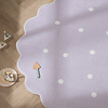 Teppich Kinderzimmer Rund - Cloudy Dots Lila - thumbnail 2