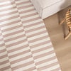Baumwollteppich - Dazzle Blocks Beige Weiß - thumbnail 3
