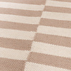Baumwollteppich - Dazzle Blocks Beige Weiß - thumbnail 4