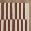 Baumwollteppich - Dazzle Blocks Braun Weiß - thumbnail 5