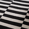 Baumwollteppich - Dazzle Blocks Schwarz Weiß - thumbnail 4