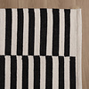 Baumwollteppich - Dazzle Blocks Schwarz Weiß - thumbnail 5
