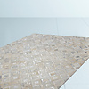 Leder Teppich - Soul Silber 110 - thumbnail