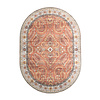 Vintage Gartenteppich Oval - Santo Flora Terrakotta - thumbnail 1