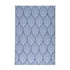 In- & Outdoor Teppich - Summer Leaves Blau - thumbnail 1