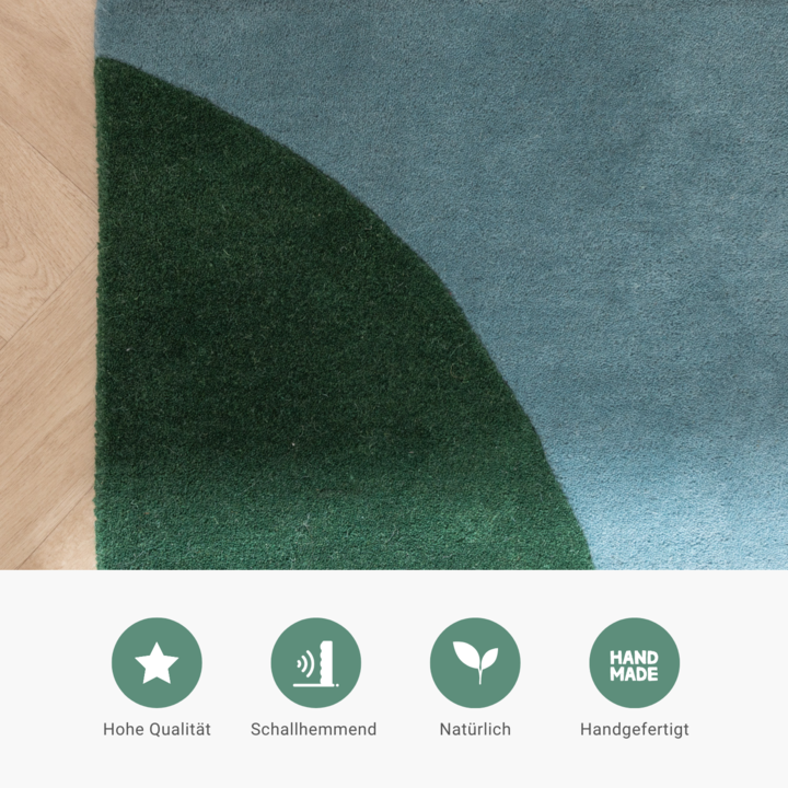 Wollteppich Abstrakt - Clarice Bunt - 5